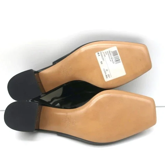 Valentino One Stud Slingback Pumps Black Patent Leather Size 36.5 NEW - Picture 10 of 10